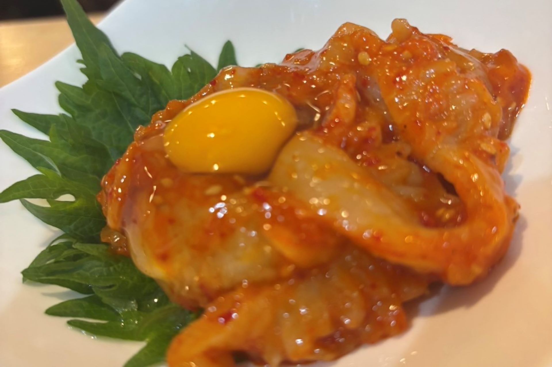 かれいのえんがわユッケ風